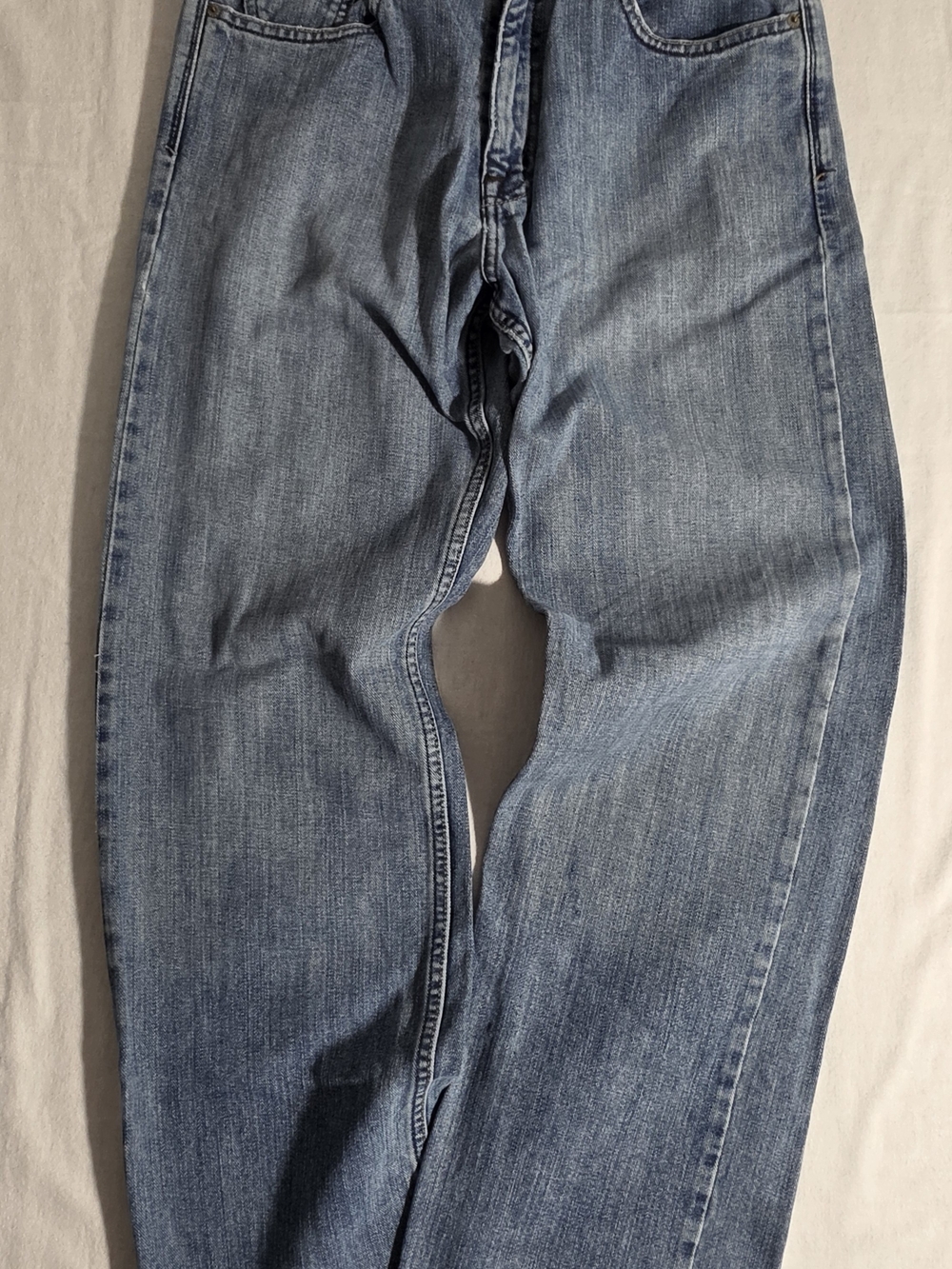 Classic Men's Light Blue Denim Jeans